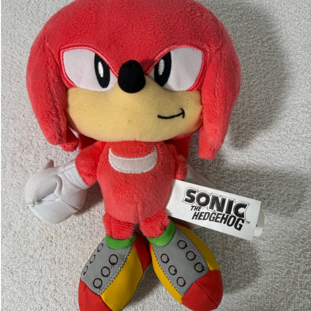 Sonic The Hedgehog Mighty Plush‎ & Knuckles SONIC THE HEDGEHOG Jakks Plush - Picture 7 of 9